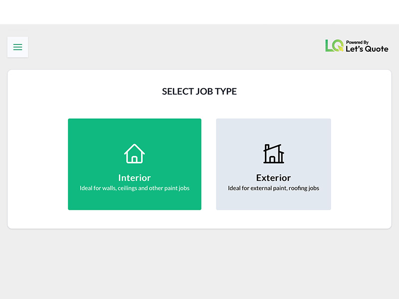 Interior Exterior Paint Quoting